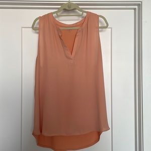 Loft sleeveless shirt - peach color
